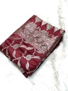 Banarasi mashru katan saree with heavy zardozi work