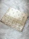 mashru katan saree in cream shade